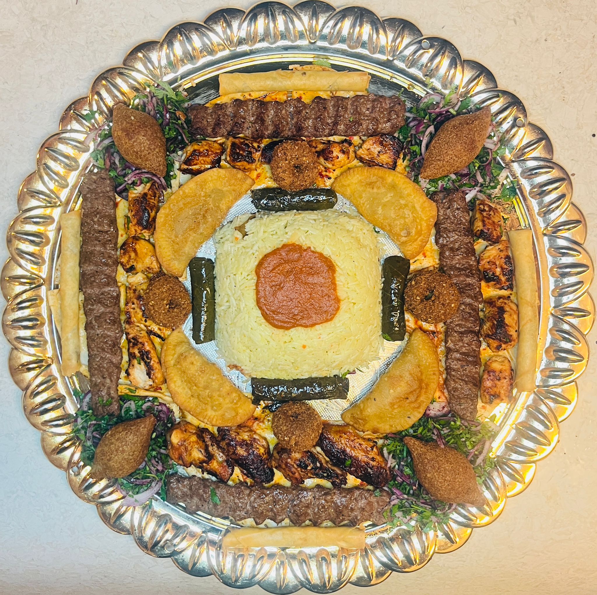 familier syrisk retter tallerken