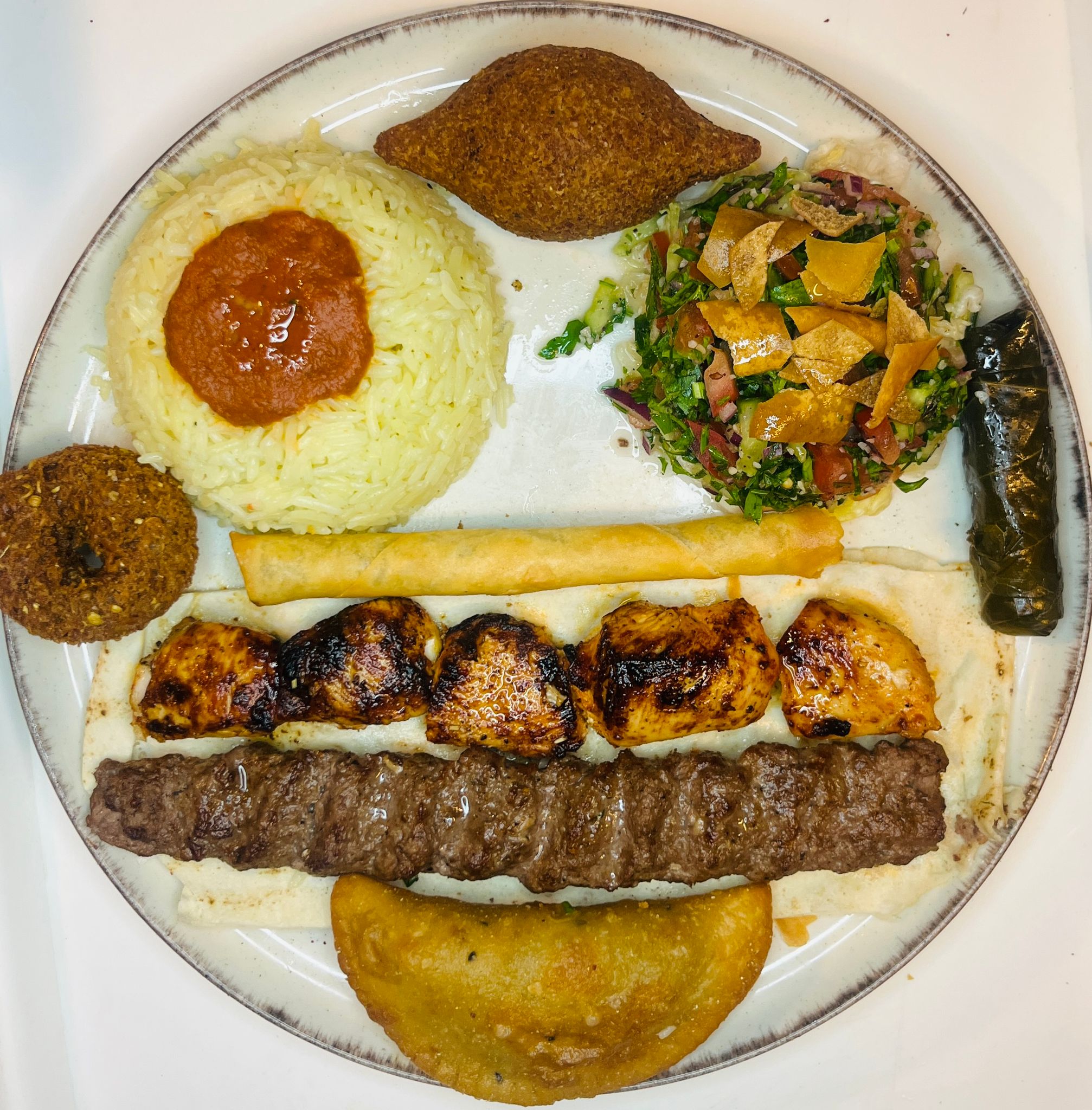 syrisk retter tallerken